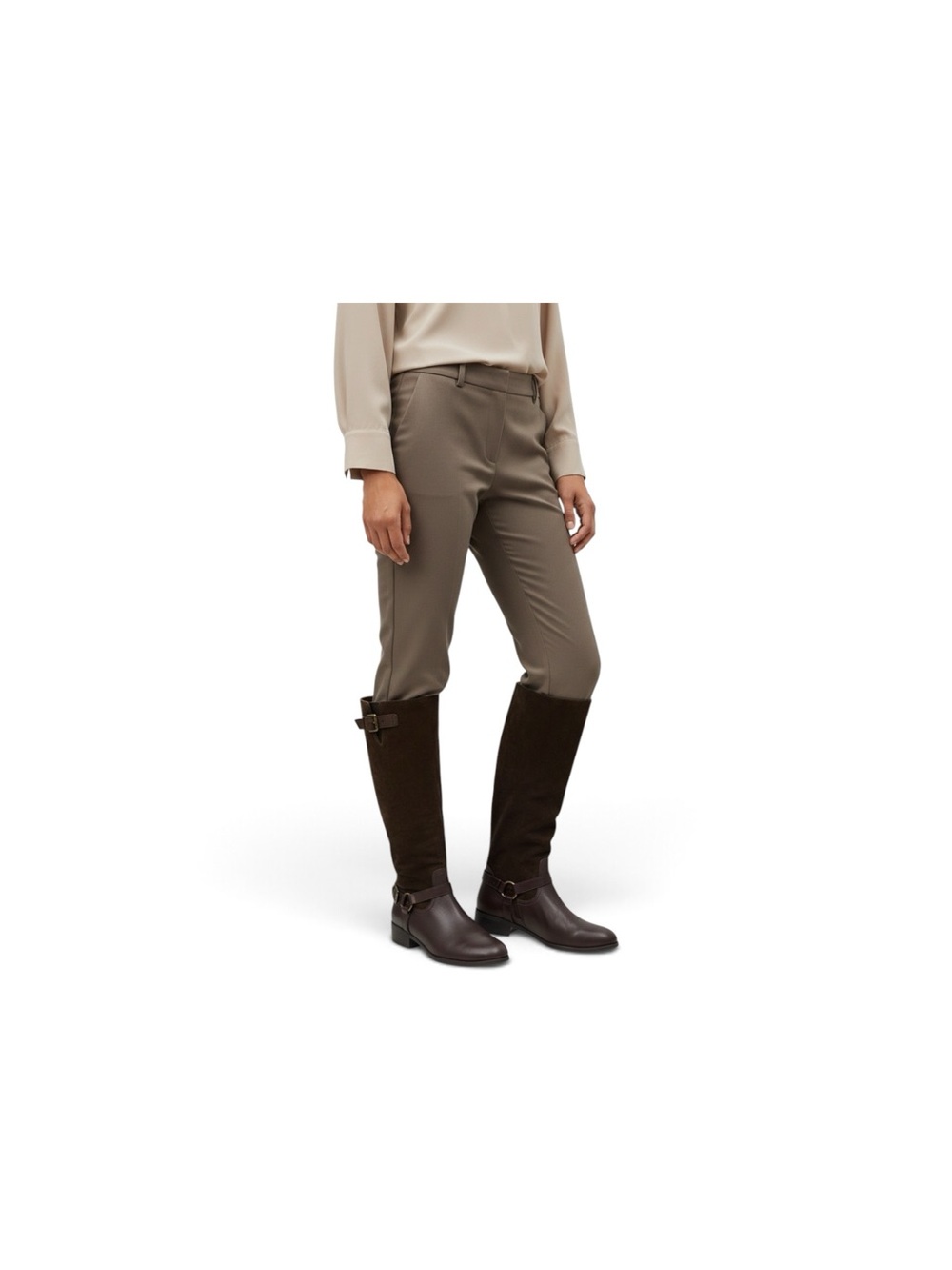Polo by Ralph Lauren Dark Brown Riding Knee Boots